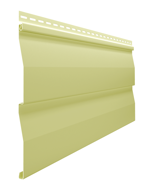 Сайдинг виниловый корабельный брус Docke Standard D4.5D Лимон