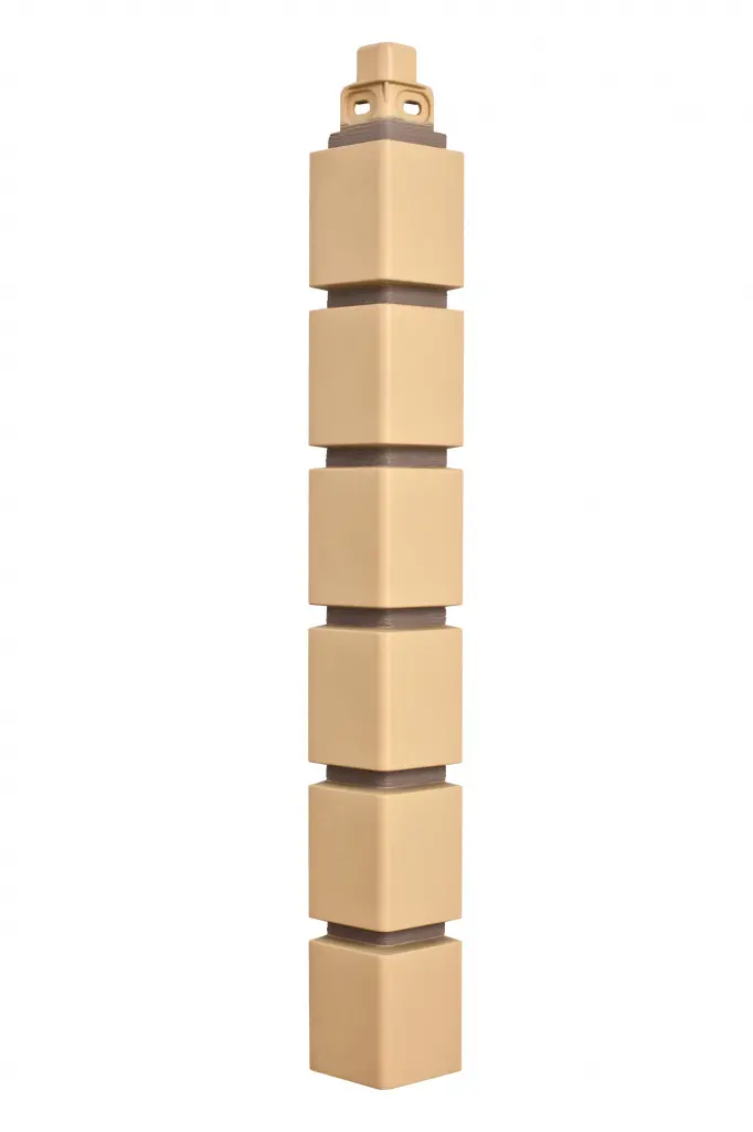 Наружный угол Кирпич Клинкерный, цвет Жёлтый, 460 x 50 x 21 мм Наружный угол Кирпич Клинкерный, цвет Жёлтый, 460 x 50 x 21 мм