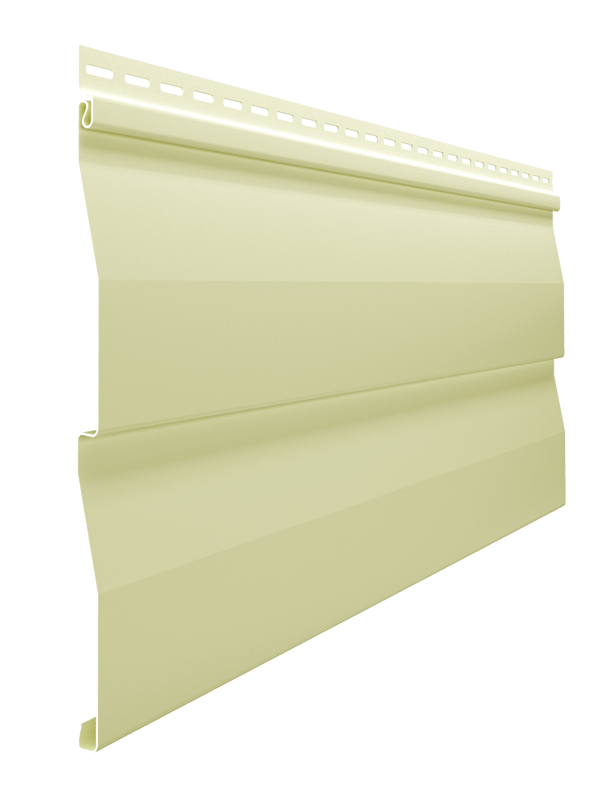 Сайдинг виниловый корабельный брус Docke Standard D4.5D Банан