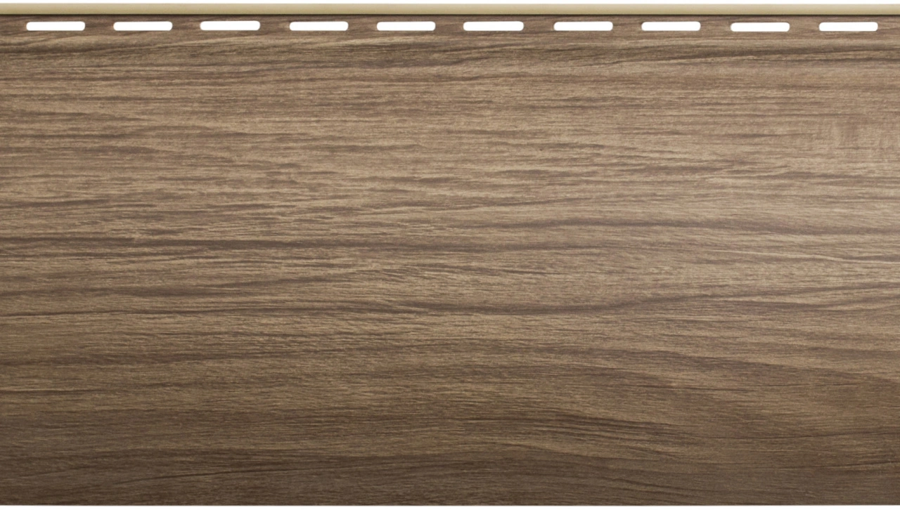 Крашеный сайдинг «Блок-хаус» Люкс, Орех Вн-01 3100х200мм