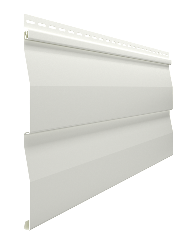 Сайдинг виниловый корабельный брус Docke Standard D4.5D Пломбир