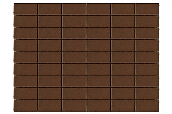 Брусчатка 200х100х60 Темно-коричневый