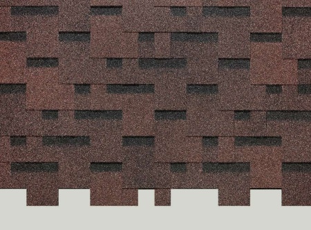 Гибкая черепица Europa, Матрица, Коричневый Гибкая черепица Europa, Матрица, Коричневый