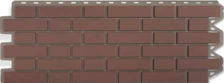 Фасадная панель Кирпич Клинкерный, цвет Жжёный