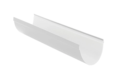 Жёлоб, ПВХ, серия Стандарт, цвет Белый, 4000 мм