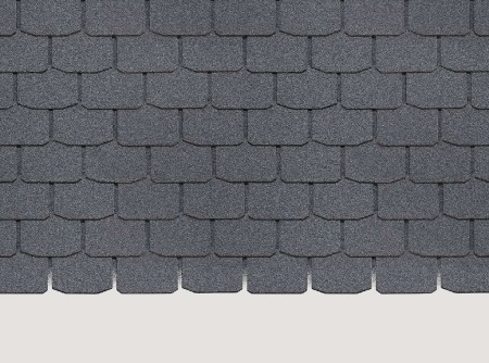 Гибкая черепица Standard, Крона, Серый Гибкая черепица Standard, Крона, Серый