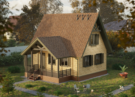 Ламинированная черепица Серия Dragon Europa, светло-коричневый Ламинированная черепица Серия Dragon Europa, светло-коричневый