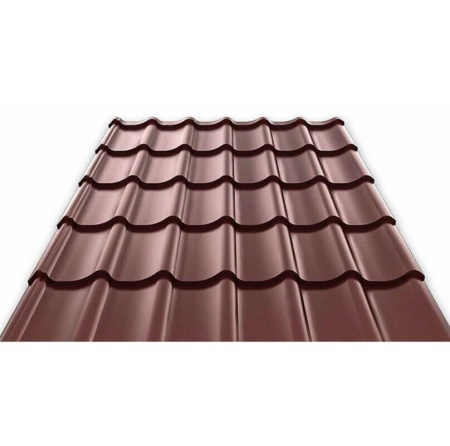 Металлочерепица GRAND LINE Классик 1180 0,5 Atlas RAL 8017