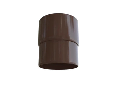 Муфта трубы, ПВХ, серия Элит, цвет Коричневый Муфта трубы, ПВХ, серия Элит, цвет Коричневый