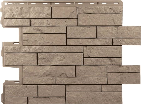 Фасадная панель Шотландия ЭКО, цвет Бежевый