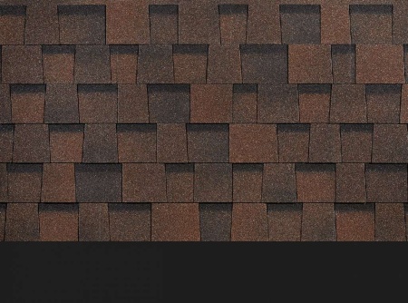 Ламинированная черепица Серия Dragon Standard, тёмно-коричневый Ламинированная черепица Серия Dragon Standard, тёмно-коричневый