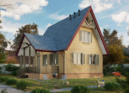 Ламинированная черепица Серия Dragon Standard, голубика Ламинированная черепица Серия Dragon Standard, голубика