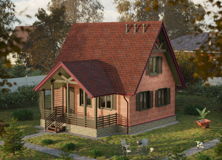 Ламинированная черепица Серия Dragon Europa, красный Ламинированная черепица Серия Dragon Europa, красный