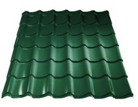 Металлочерепица GRAND LINE Классик 1180х0,5 мм Velur20 RAL 6005