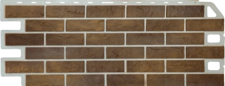 Фасадная панель Кирпич Рустикальный, цвет 02 Фасадная панель Кирпич Рустикальный, цвет 02