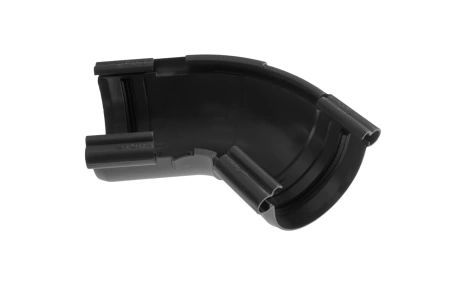 Угол жёлоба 120-145°, ПВХ, серия Элит, цвет Графит Угол жёлоба 120-145°, ПВХ, серия Элит, цвет Графит