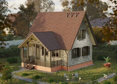 Гибкая черепица Europa, Сланец, Коричневый Гибкая черепица Europa, Сланец, Коричневый