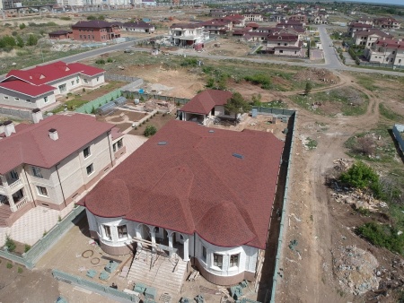 Гибкая черепица Premium, Шеффилд, Клубника