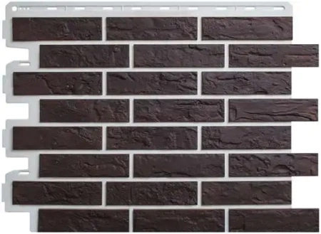 Фасадная панель Кирпич Рижский, цвет 05 Фасадная панель Кирпич Рижский, цвет 05