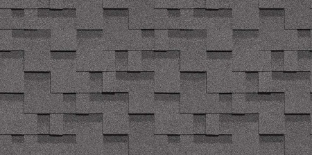 Гибкая черепица Standard, Тетрис, Серый Гибкая черепица Standard, Тетрис, Серый