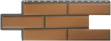 Фасадная панель Камень Венецианский, цвет Персиковый