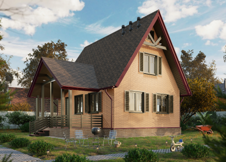 Гибкая черепица Europa, Матрица, Коричневый Гибкая черепица Europa, Матрица, Коричневый