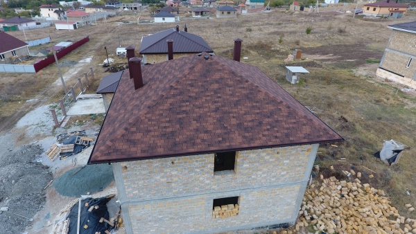 Гибкая черепица Lux, Саппоро, Кофе