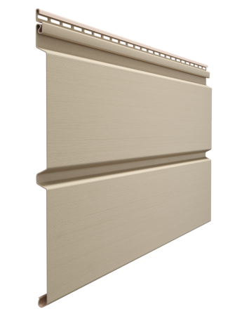 Сайдинг виниловый брус Docke D6S PASTEL Крем-брюле