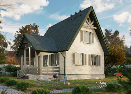 Гибкая черепица Europa, Матрица, Серый