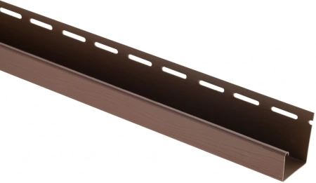 Планка "j - trim" орех тёмный Т-15 - 3,00м "bh"