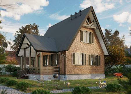 Гибкая черепица Premium, Кёльн, Черника Гибкая черепица Premium, Кёльн, Черника