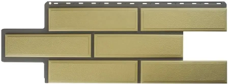 Фасадная панель Камень Венецианский, цвет Песчаный