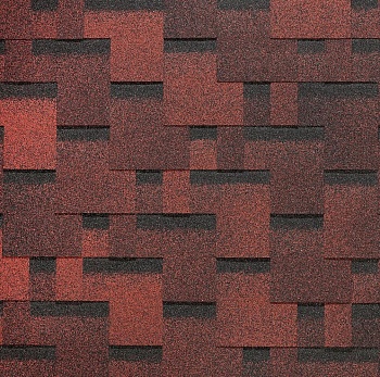 Гибкая черепица Docke Basic Лабиринт Красный (1 кв.м) Гибкая черепица Docke Basic Лабиринт Красный (1 кв.м)