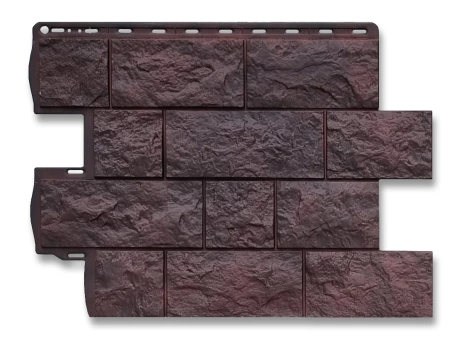 Фасадная панель Туф, цвет Ливанский