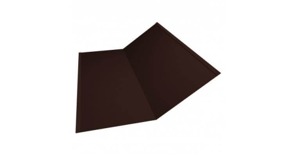 Планка ендовы нижней GRAND LINE 300х300х2000 мм 0,5 мм Satin с пленкой RAL 8017