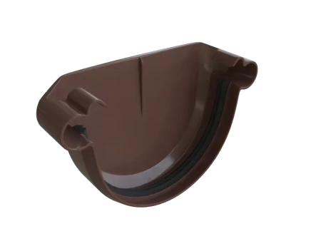 Заглушка, ПВХ, серия Элит, цвет Коричневый