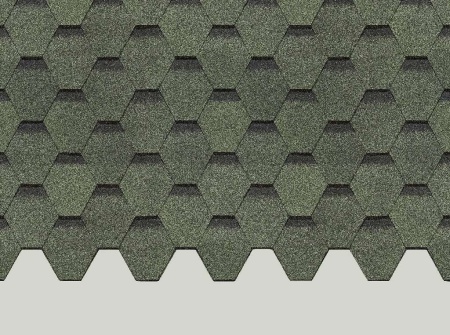 Гибкая черепица Europa, Карат, Зелёный Гибкая черепица Europa, Карат, Зелёный
