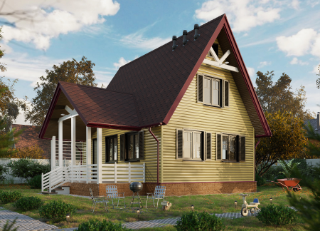 Гибкая черепица Premium, Кёльн, Зрелый каштан Гибкая черепица Premium, Кёльн, Зрелый каштан