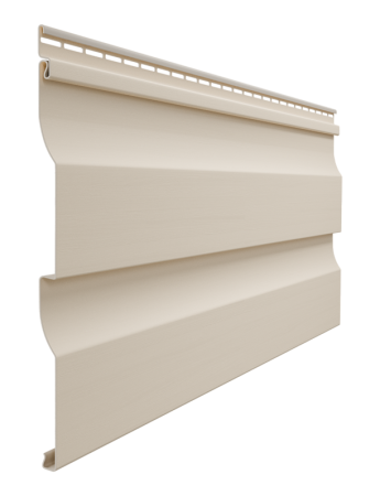 Сайдинг виниловый корабельный брус Docke D4.5D PASTEL Сливки