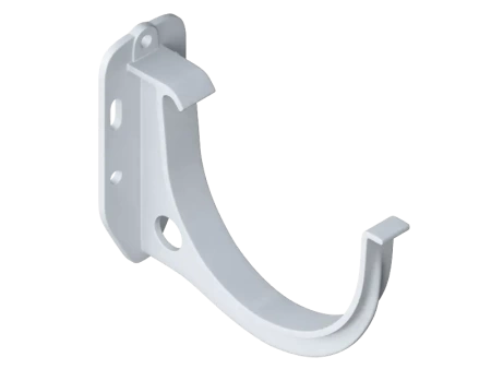 Кронштейн жёлоба, ПВХ, серия Элит, цвет Белый
