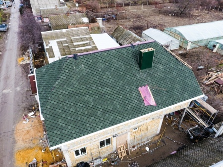 Гибкая черепица Standard, Сота, Зелёный Гибкая черепица Standard, Сота, Зелёный