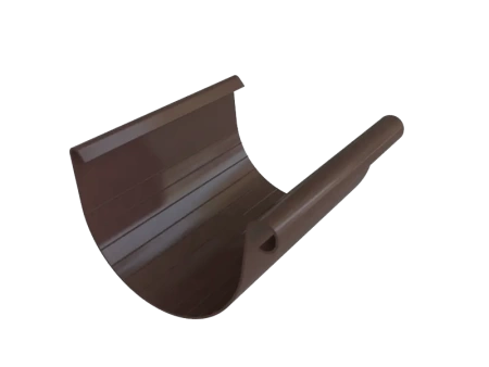 Жёлоб, ПВХ, серия Элит, цвет Коричнево-белый, 4м