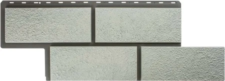 Фасадная панель Камень Неаполитанский, цвет Белый