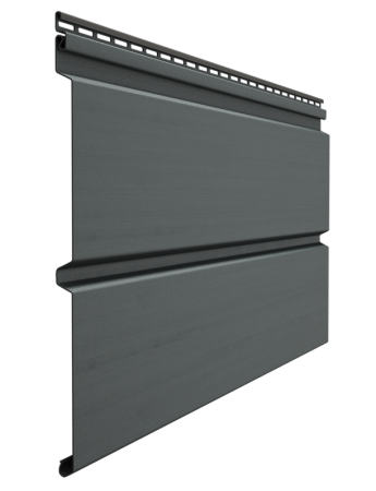 Сайдинг виниловый брус Docke D6S INTENSIVE Графит