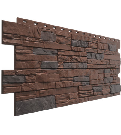 Фасадная панель Docke Stein Тёмный орех