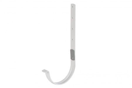 Кронштейн жёлоба, Металл, серия Элит, цвет Белый