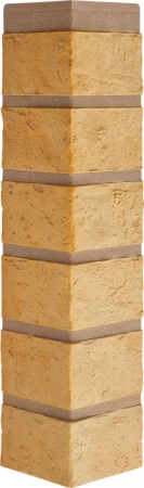 Наружный угол Кирпич, цвет Желтый