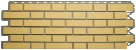 Фасадная панель Кирпич Клинкерный, цвет Желтый