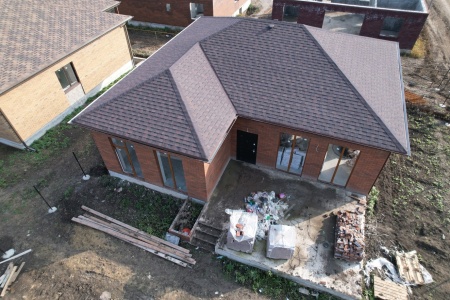 Ламинированная черепица Серия Dragon Lux, трюфель