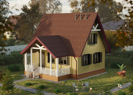 Гибкая черепица Premium, Кёльн, Зрелый каштан Гибкая черепица Premium, Кёльн, Зрелый каштан